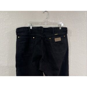 Wrangler Jeans Mens 40 X 36 Black American Workwear